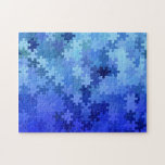 Funny Mind Teaser Puzzle of a Puzzle / Blue Legpuzzel<br><div class="desc">Bekijk deze unieke "puzzel van een puzzel" in het blauw! Het is leuk om te buigen! Het is een geweldig cadeau!</div>