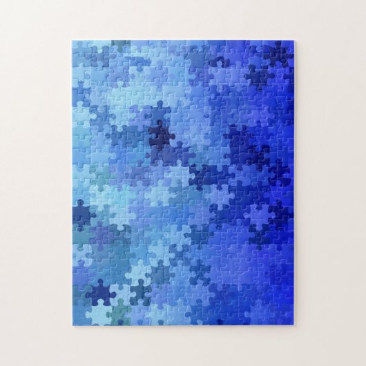 Funny Mind Teaser Puzzle of a Puzzle / Blue Legpuzzel (Verticaal)