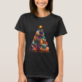 Funny Minerals Christmas Tree Graphic Crystals T-shirt (Voorkant)