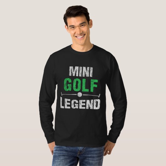 Funny Miniature Golfing Mini Golf Legend Golfer Gi T-shirt (Voorkant volledig)