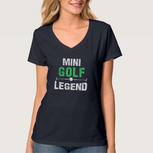 Funny Miniature Golfing Mini Golf Legend Golfer Gi T-shirt (Voorkant)