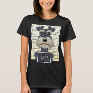 Funny Miniature Schnauzer Mam I Miniature Schnauze T-shirt
