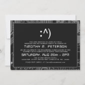 Funny Minimal Computer Science Grey Afstudeerder n Kaart (Voorkant)