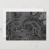 Funny Minimal Computer Science Grey Afstudeerder n Kaart (Achterkant)