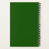 Funny Minimalist Name Green om Checklist Small te  Notitieboek (Achterkant)