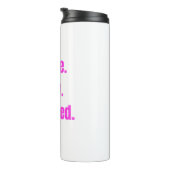 Funny Minimalist Quote - I Came I Saw I Ignored Thermosbeker (Geroteerd rechts)