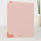 Funny Minimalist Retro Pop Valentine's Day  Kaart (Achterkant)