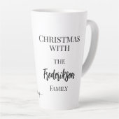 Funny Minimalistics Nordic Merry Kerstmis Latte Mok (Rechterhoek)