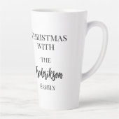 Funny Minimalistics Nordic Merry Kerstmis Latte Mok (Rechts)