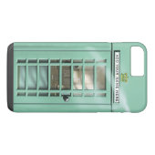 Funny Mint Green British Phone Booth Case-Mate iPhone Case (Achterkant (Horizontaal))