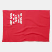 Funny Mishear Dancing Queen Song Lyrics Tea Towel Theedoek (Horizontaal)