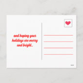 Funny Mishear Song Lyrics White Chickens Foto Feestdagenkaart (Achterkant)