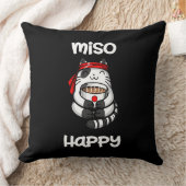 Funny Miso Happy Cat Sushi Pet Lover Kussen (Deken)