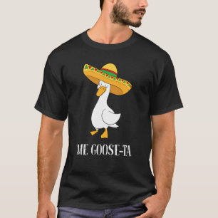 Funny Miss White Bird draagt Pet Goose Ta Quote T-shirt