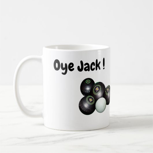 Funny Missing Lawn Bowls, Coffee Mok (Links)