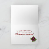 Funny Missing You Kaart (Binnen)