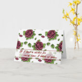 Funny Missing You Kaart (Gele Bloem)