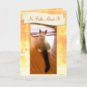 Funny Missing You Siamese Kitten Photo Placeholder Kaart (Voorkant)