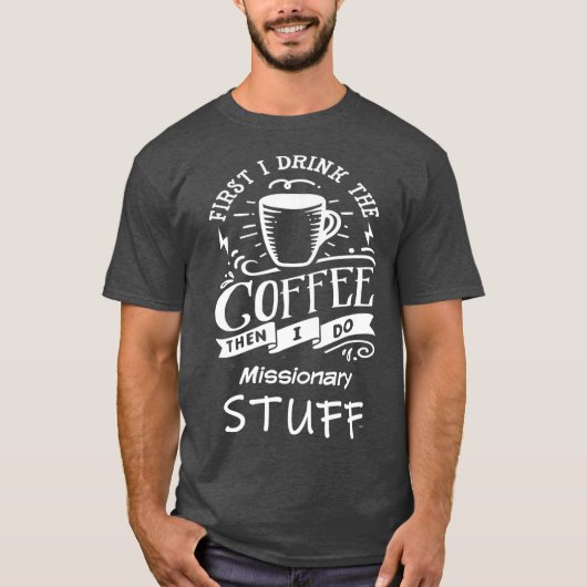 Funny Missionary Premium T-shirt (Voorkant)