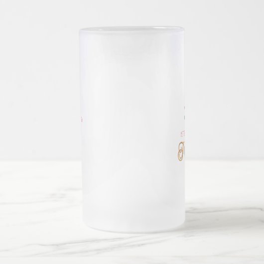 Funny, Mistletoe met Gold Matglas Bierpul (Center)