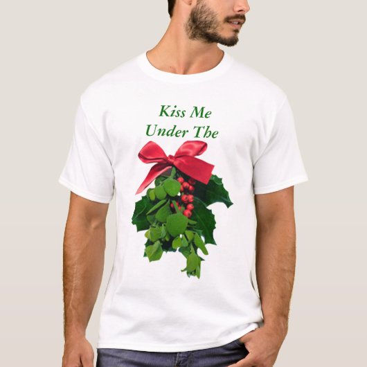 Funny Mistletoe Shirt (Voorkant)