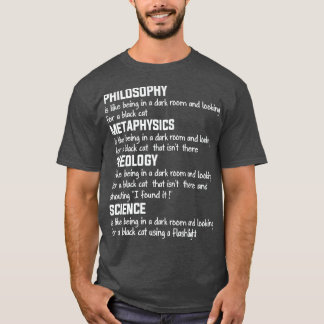 Funny Mix Science Philosophy Metaphysics Theology  T-shirt
