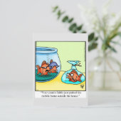 Funny Mobile Home Humor Briefkaart (Staand voorkant)