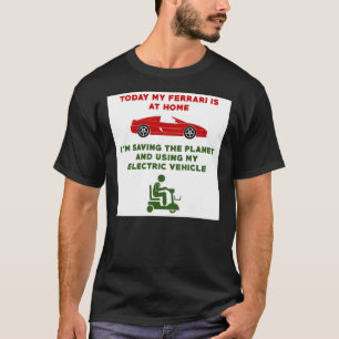 Funny Mobility Scooter Sticker Sticker.png T-shirt