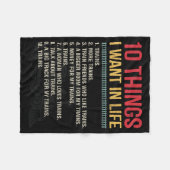 Funny Model Railroad Conductor Train Lover Locomot Fleece Deken (Voorkant (Horizontaal))