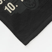 Funny Model Railroad Conductor Train Lover Locomot Fleece Deken (Hoek)