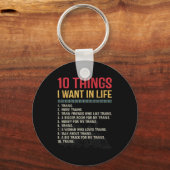 Funny Model Railroad Conductor Train Lover Locomot Sleutelhanger (Voorkant)