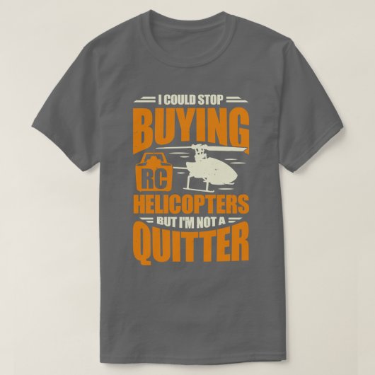 Funny Model Rc Helicopter Chopper Pilot Gift T-shirt (Design voorkant)
