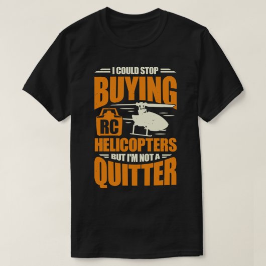 Funny Model RC Helikopter Chopper Pilot Gift T-shirt (Design voorkant)