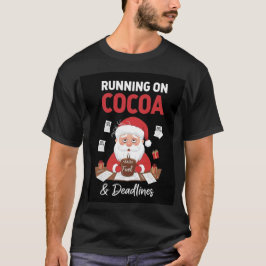 Funny Modern Christmas T-Shirt | Santa Design