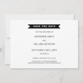 Funny Modern Free Drink Photo Save the Date Card (Achterkant)