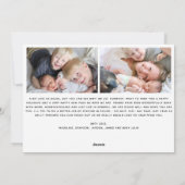 Funny Modern Happy Nieuwjaar 3 Foto Holiday Kaart (Achterkant)