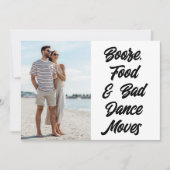 Funny Modern Photo Wedding Save the Date (Voorkant)