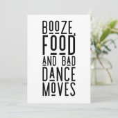 Funny Modern Photo Wedding Save the Dates Aankondiging (Staand voorkant)