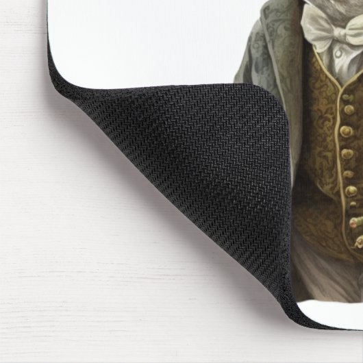 Funny Modern Smart Frog Boss in Stropdas Coat & Pe Muismat (Hoek)