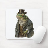 Funny Modern Smart Frog Boss in Stropdas Coat & Pe Muismat (Met muis)