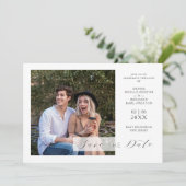 Funny Modern Typography Script  Minimalist Wedding (Staand voorkant)