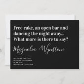 Funny Modern Typography Wedding Save the Date (Voorkant)