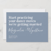 Funny Modern Typography Wedding Save the Date (Voorkant)