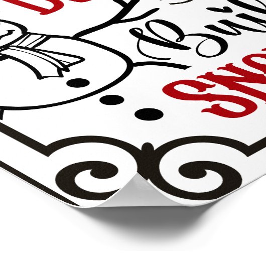 Funny Moderne kerstregels Poster (Hoek)