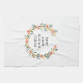 Funny moeder aan dochter keukenhanddoek (Horizontaal)