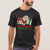 Funny Moeder Baby kerstverpleegsters pakken de bes T-shirt (Voorkant)