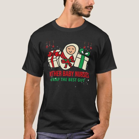 Funny Moeder Baby kerstverpleegsters pakken de bes T-shirt (Voorkant)
