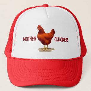 Funny Moeder Clucker Chicken Farmer Red Hen Trucker Pet