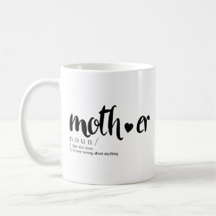 Funny Moeder Definition Mok Moederdag Cadeauidee