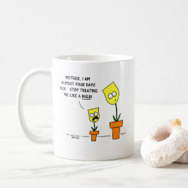 Funny Moeder Dochter Humor Gele Tulpen Koffiemok